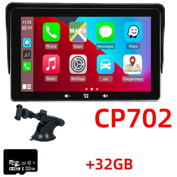 7inch On-board Wireless CarPlay Display Touch Screen - Image 11