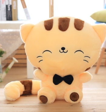 45cm Cute New style cat plush toys stuffed animals colorful big face cat doll kids pillow baby cushion pink/blue - Image 10