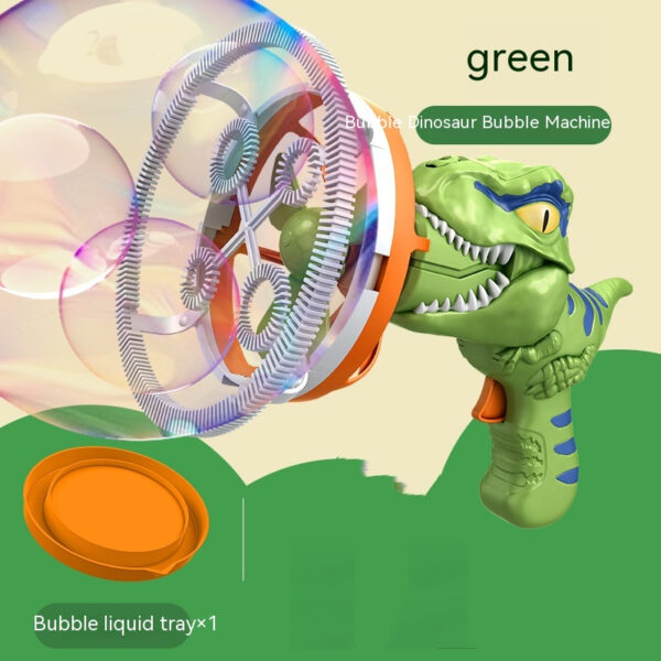 Fan Dinosaur Bubble Machine Bubble Blowing Toy Children's Handheld Bubble Machine New Cartoon Blowing Bubble Gun Toy Gift - Image 22