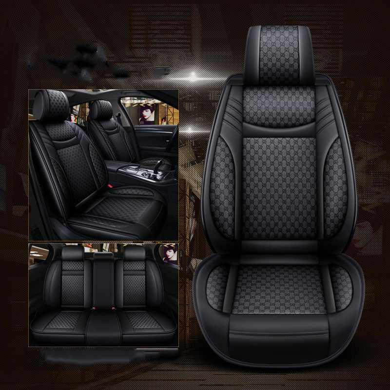 Linen Car Seat Cover Four-Season Universal Seat Cover - Image 7