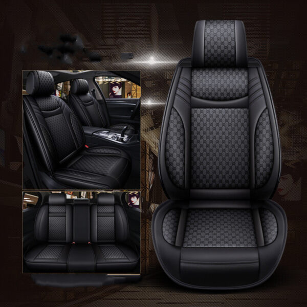 Linen Car Seat Cover Four-Season Universal Seat Cover - Image 3
