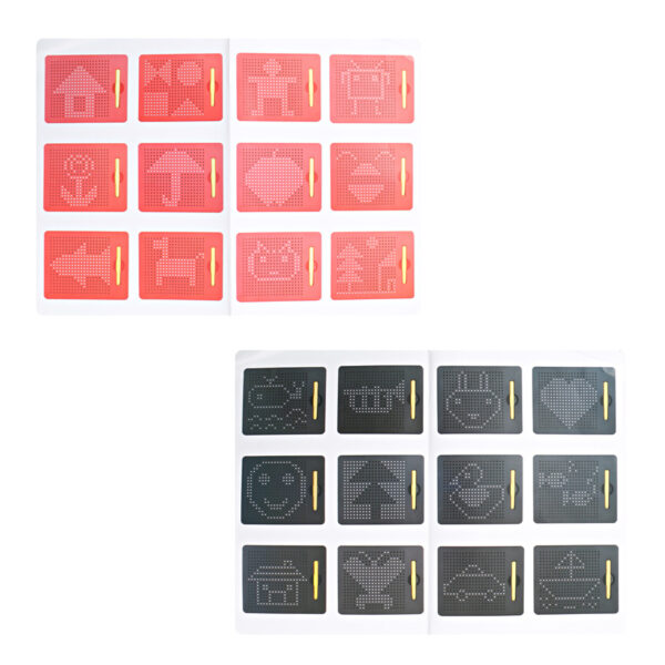 Children Color Magnetic Drawing Board Portable Steel Ball Magnetic - Image 8