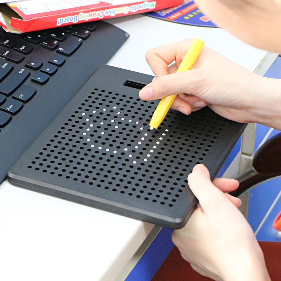 Children Color Magnetic Drawing Board Portable Steel Ball Magnetic - Image 6
