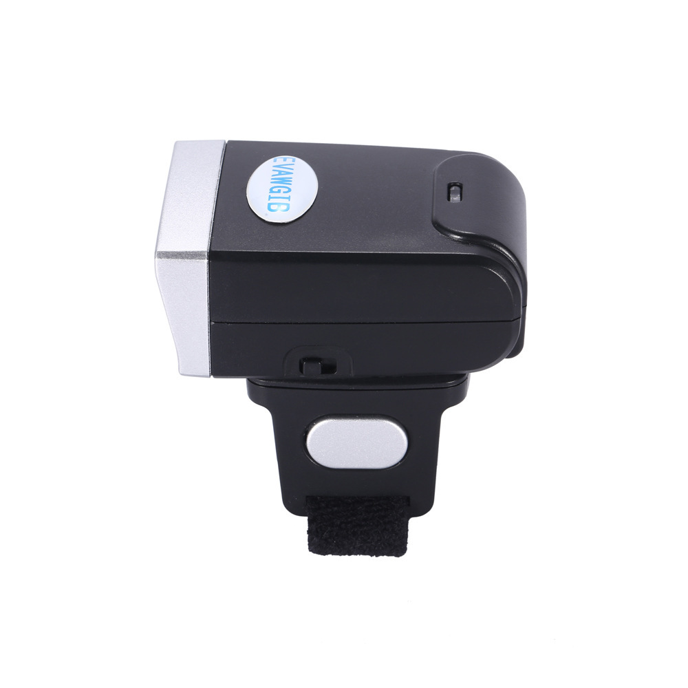 Compatible with Apple , QR Code Wireless Bluetooth Scanning Gun Portable Ring Wearable Scanner - Image 1