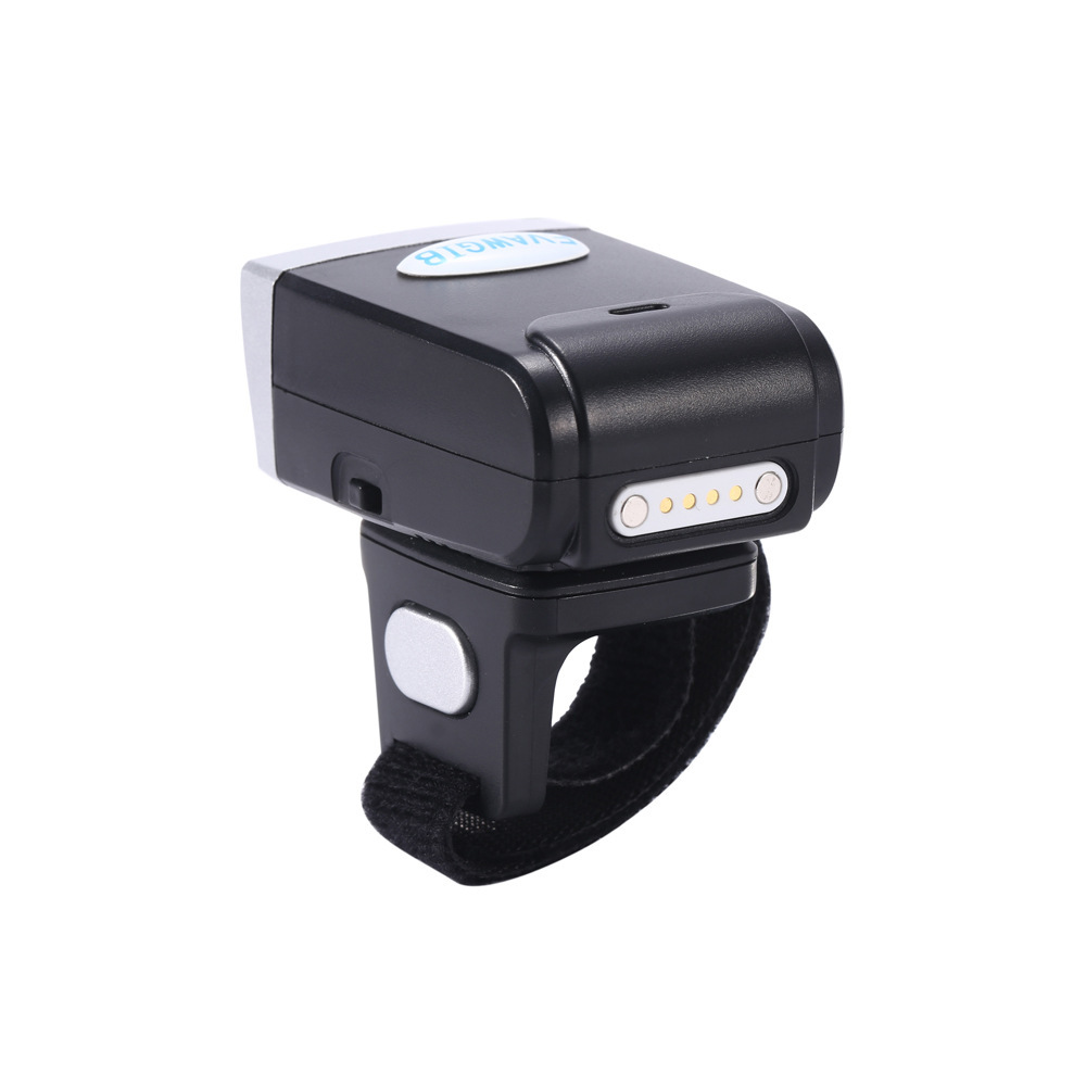 Compatible with Apple , QR Code Wireless Bluetooth Scanning Gun Portable Ring Wearable Scanner - Image 5