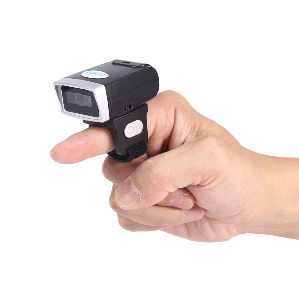 Compatible with Apple , QR Code Wireless Bluetooth Scanning Gun Portable Ring Wearable Scanner - Image 4