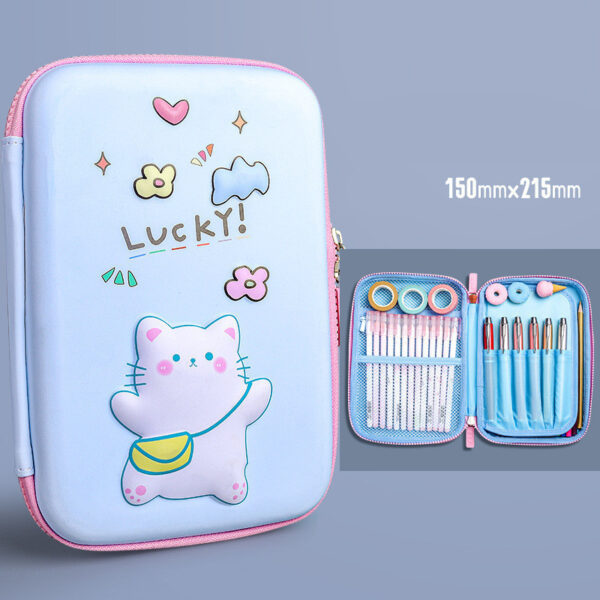 Children's Multifunctional Korean Cute Pencil Case For Toddlers And Girls Large Capacity - Image 8