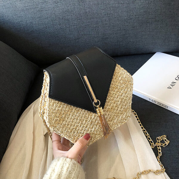 Fashion Beach Straw Bag Woven Female Bag - Image 4