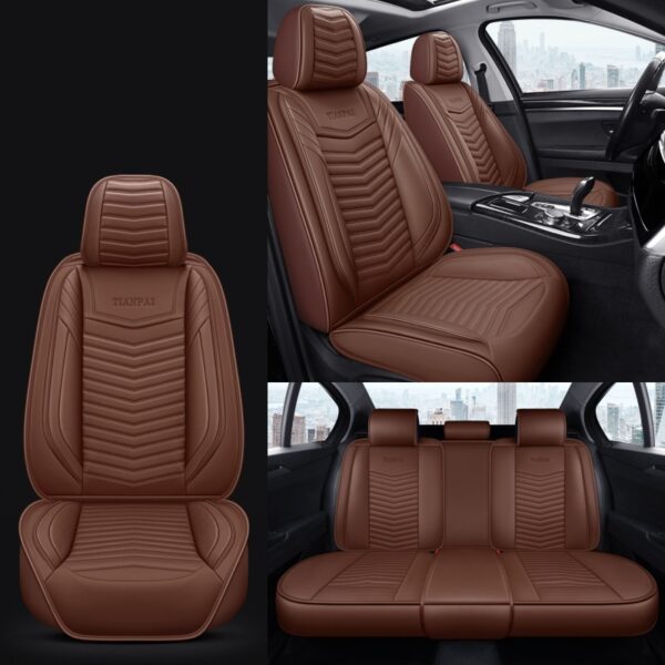 All Seasons Full Surround Seat Cover Leather Seat Cover Net Red Seat Cushion - Image 20