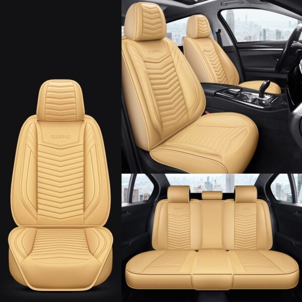 All Seasons Full Surround Seat Cover Leather Seat Cover Net Red Seat Cushion - Image 12
