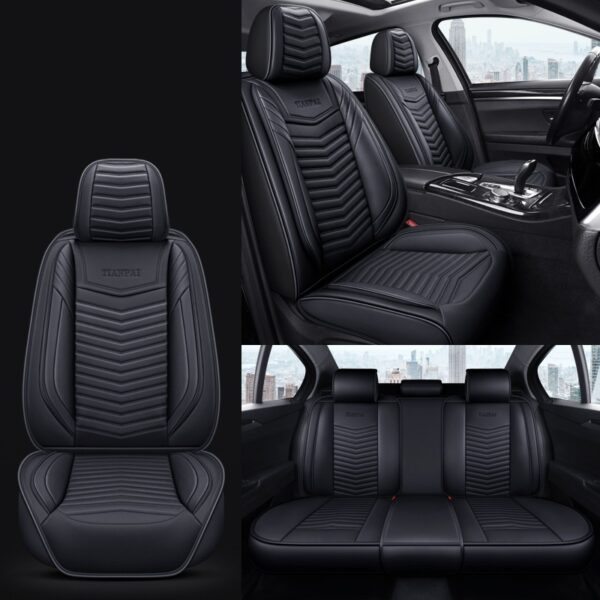 All Seasons Full Surround Seat Cover Leather Seat Cover Net Red Seat Cushion - Image 16