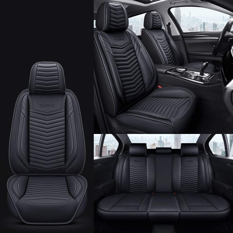 All Seasons Full Surround Seat Cover Leather Seat Cover Net Red Seat Cushion - Image 6