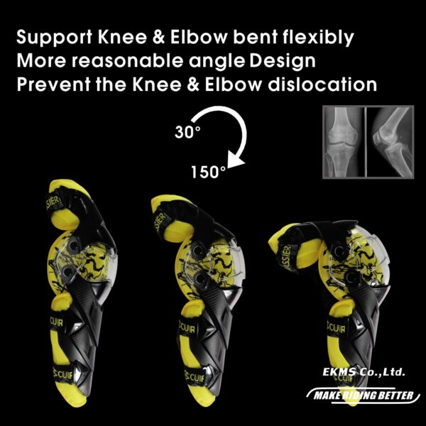 Motorcycle Elbow Protector Cuirassier Kneepad Knee Guards Motocross Downhill Dirt Bike MX Protection Off-Road Racing Elbow Pads - Image 12