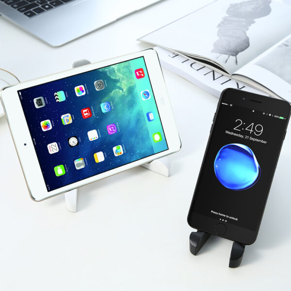 Compatible with Apple, Lazy Stand Ipad Stand Triangle Folding Plastic Stand Mobile Phone Tablet Universal Stand - Image 2