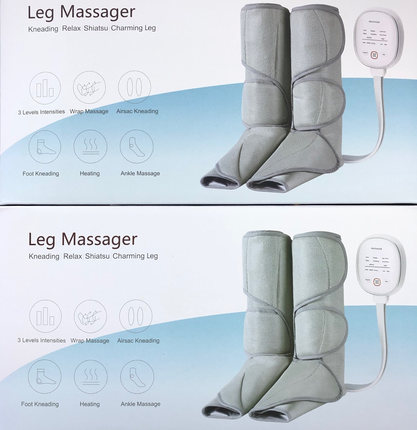 Leg Massager Air Wave Pressure Physiotherapy Instrument Electric Hot Compress Air Wave Beauty Leg Massager - Image 5