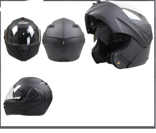 Motorcycle Uncovered Helmet Carbon Fiber Double Mirror Electric Bike Helmet Men and Women - Image 6