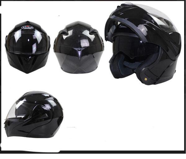 Motorcycle Uncovered Helmet Carbon Fiber Double Mirror Electric Bike Helmet Men and Women - Image 5
