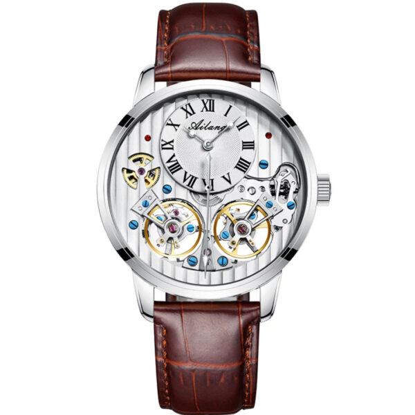 Watch Double Tourbillon Automatic Mechanical Watch Men's Watch - Image 21