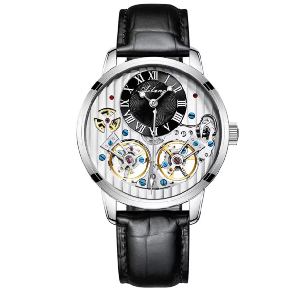 Watch Double Tourbillon Automatic Mechanical Watch Men's Watch - Image 10