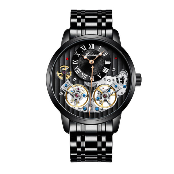 Watch Double Tourbillon Automatic Mechanical Watch Men's Watch - Image 22