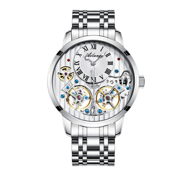 Watch Double Tourbillon Automatic Mechanical Watch Men's Watch - Image 25