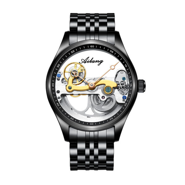 Automatic Mechanical Watch Creative Hollow Male Watch Generation Silicone Band Watch - Image 17