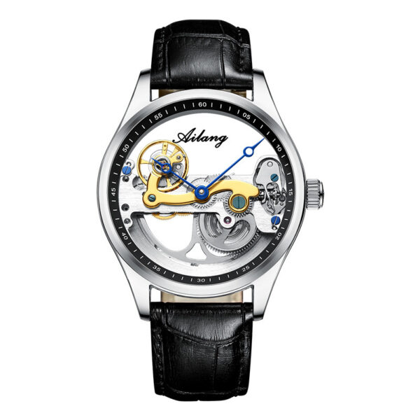 Automatic Mechanical Watch Creative Hollow Male Watch Generation Silicone Band Watch - Image 11