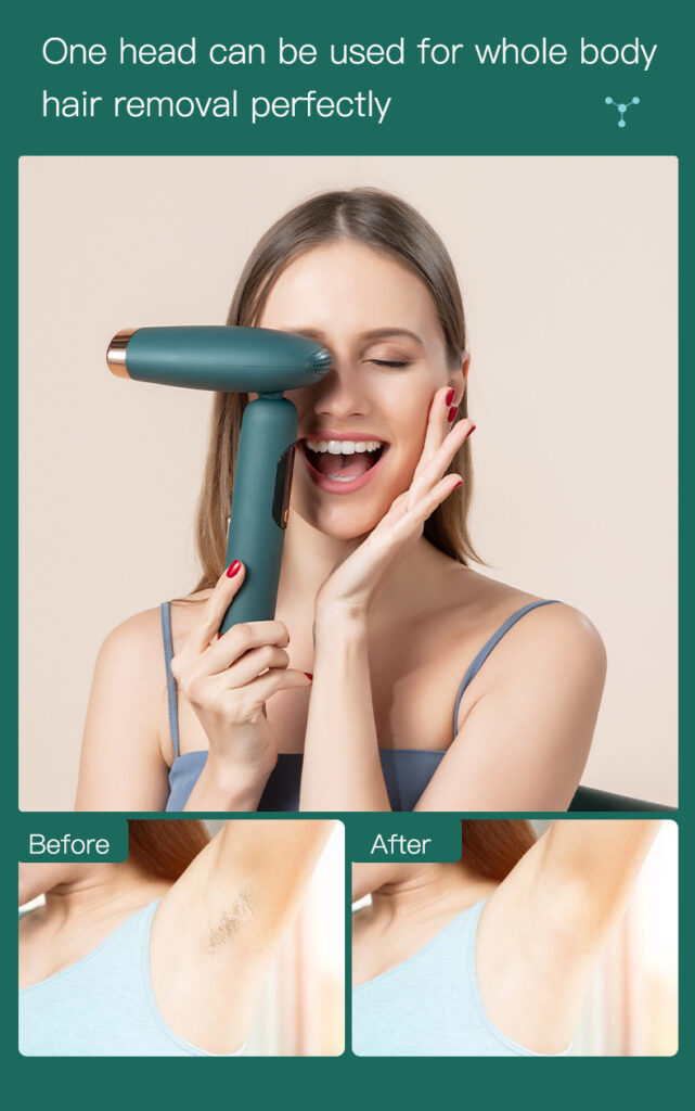 Folding Laser Hair Removal Apparatus IPL Pulse Hair Removal Machine