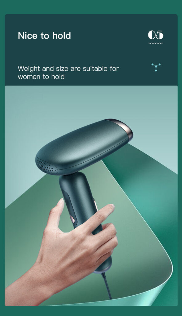 Folding Laser Hair Removal Apparatus IPL Pulse Hair Removal Machine