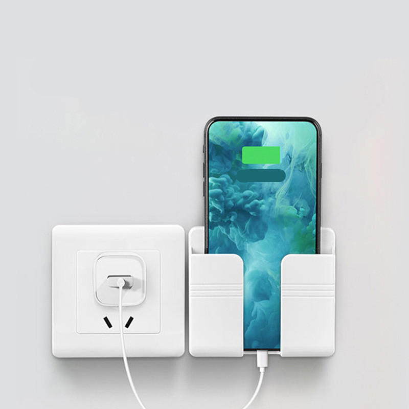 Mobile Phone Charging Storage Rack Punch-free Sticky Storage Box - Image 1