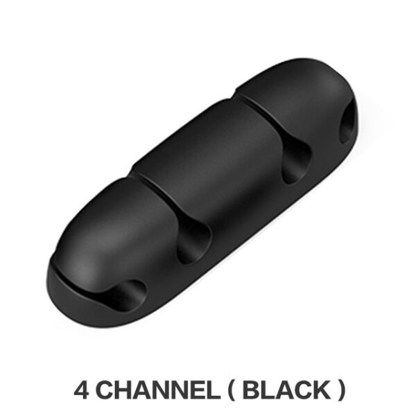 Desktop Data Cable Organizer Silicone Creative Gift Storage Cable Winder Plug Holder - Image 6