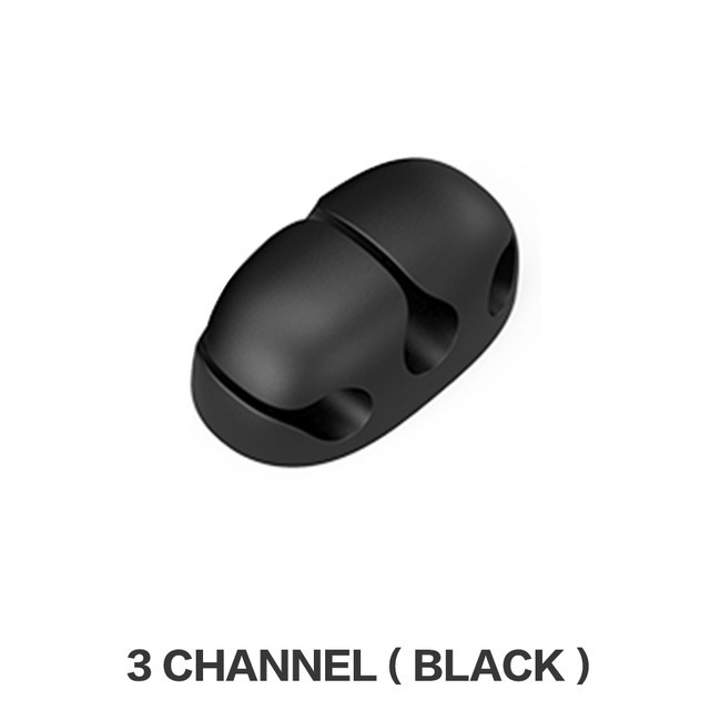 Desktop Data Cable Organizer Silicone Creative Gift Storage Cable Winder Plug Holder - Image 5