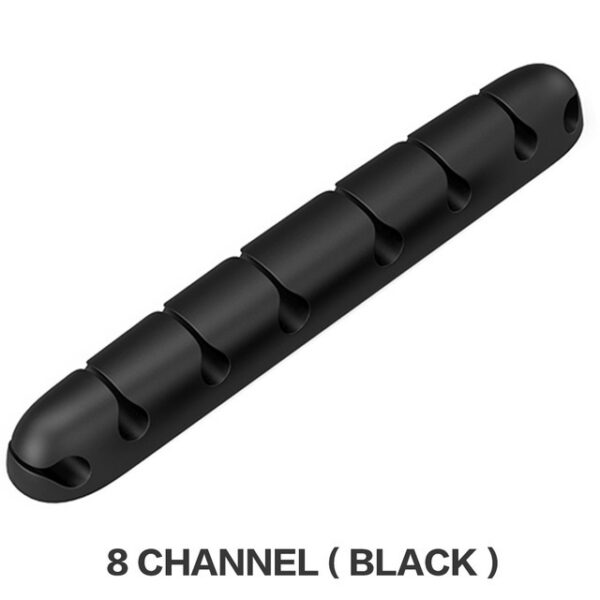 Desktop Data Cable Organizer Silicone Creative Gift Storage Cable Winder Plug Holder - Image 8