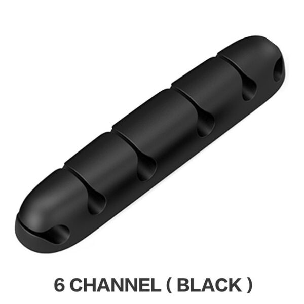 Desktop Data Cable Organizer Silicone Creative Gift Storage Cable Winder Plug Holder - Image 7