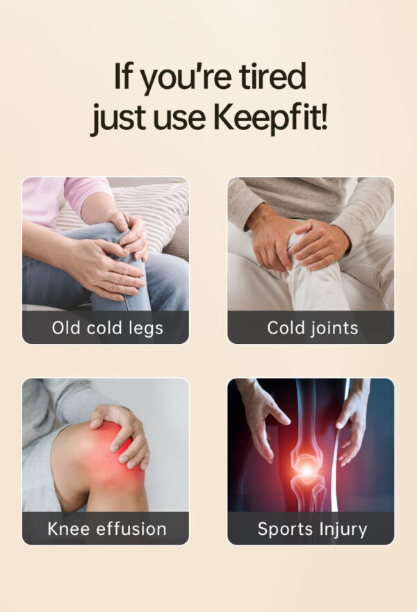 Knee Physiotherapy Device Rechargeable And Heated Knee Massager To Keep Warm Old Cold Legs, Middle-aged And Elderly Leg Pain Device - Image 6