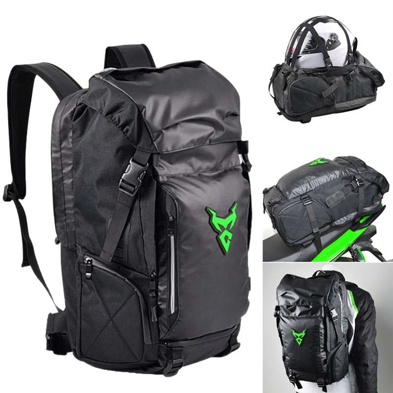 Multifunctional Motorcycle Travel Backpack Shoulder Helmet Bag - Image 8