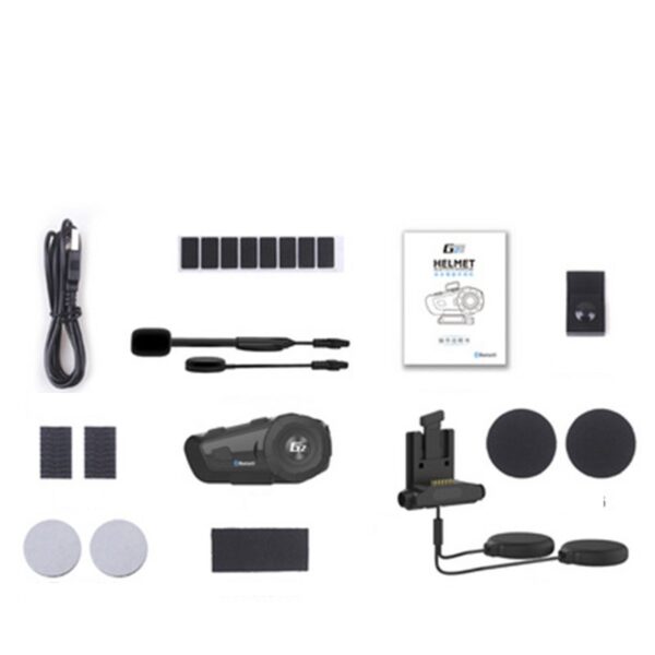 New multifunctional motorcycle Bluetooth intercom headset - Image 4