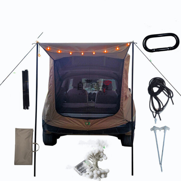 Car Trunk Extension Tent At The Rear Of The Car - Image 5