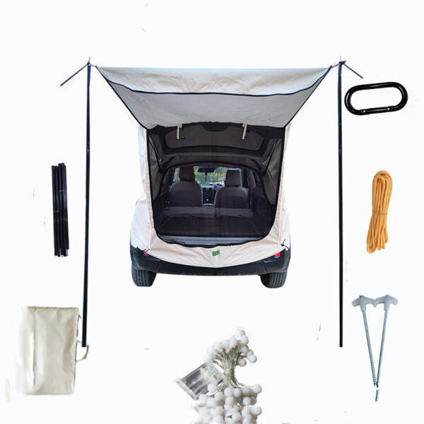 Car Trunk Extension Tent At The Rear Of The Car - Image 10