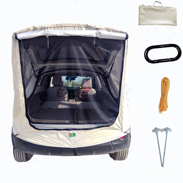 Car Trunk Extension Tent At The Rear Of The Car - Image 3