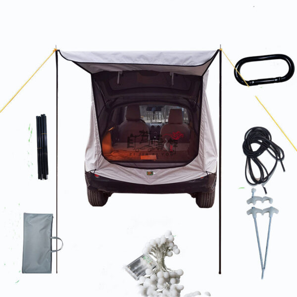 Car Trunk Extension Tent At The Rear Of The Car - Image 2