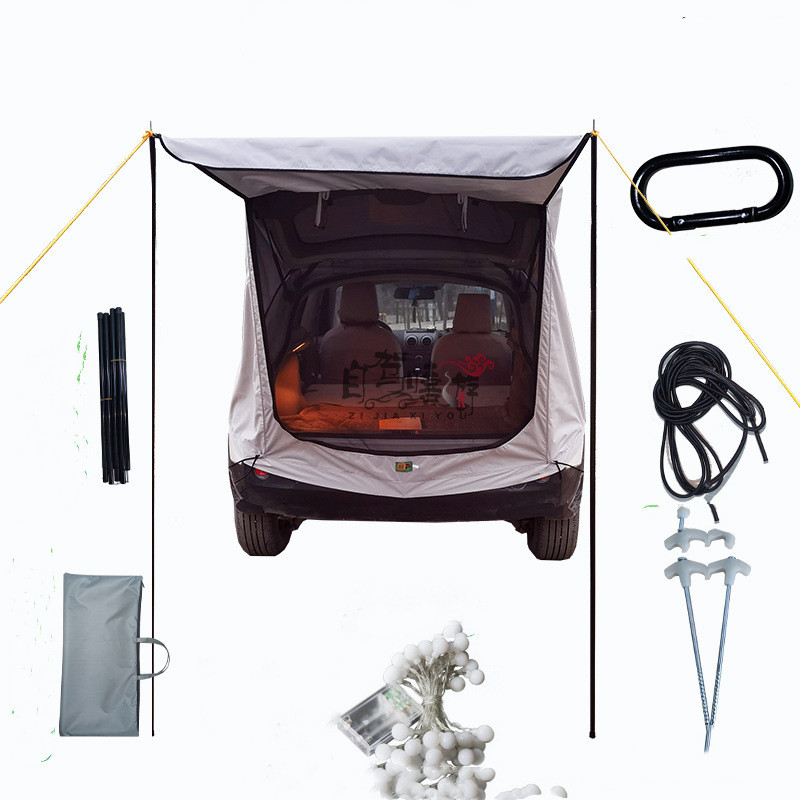 Car Trunk Extension Tent At The Rear Of The Car - Image 2