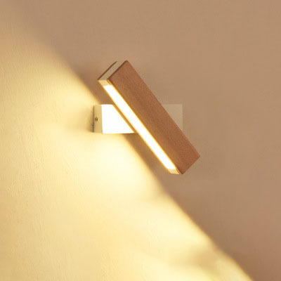 Wooden LED Wall Lamp Modern Adjustable Lighting Bar Restaurant Living Room Porch Wall Lamps Corridor Home Decor - Image 11