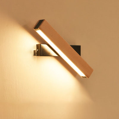 Wooden LED Wall Lamp Modern Adjustable Lighting Bar Restaurant Living Room Porch Wall Lamps Corridor Home Decor - Image 19