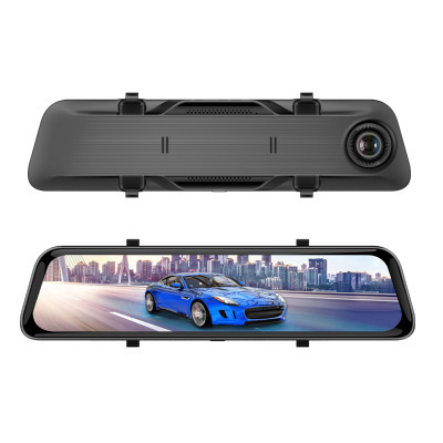 Streaming Media Car DVR Loop Recording Front And Rear Lens 1080P2K 12 Inch LCD Display Black Night Vision Full Touch Screen - Image 4