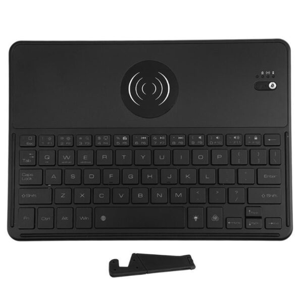 Compatible with Apple , Bluetooth 3.0 Keyboard With QI Wireless Charging Function 7 - Image 4