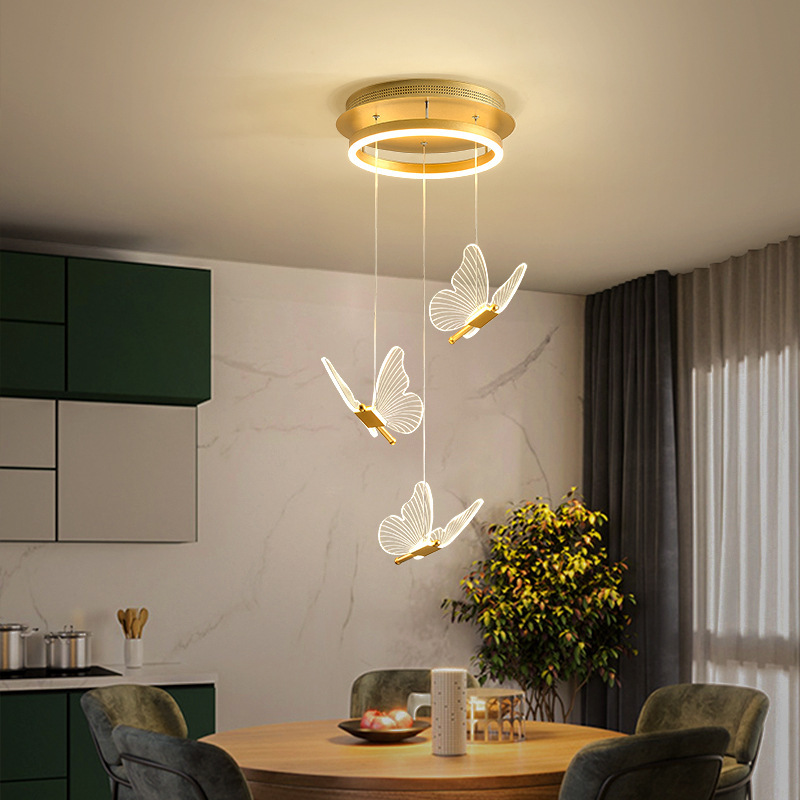 Living Room Loft Personality Dining Room Revolving Duplex Chandelier - Image 9