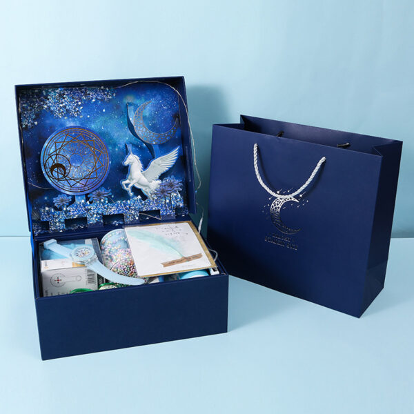 Student Exquisite Three-dimensional Stationery Set Gift Box School Supplies Spree - Image 6