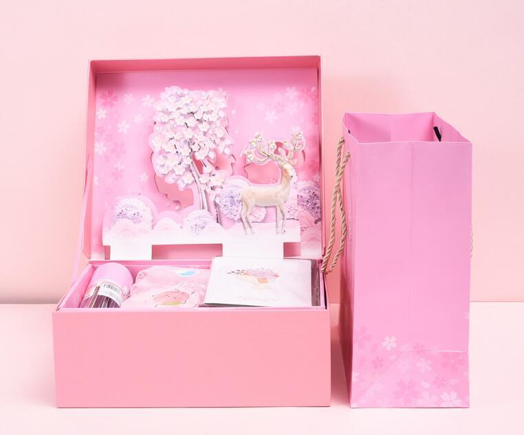 Student Exquisite Three-dimensional Stationery Set Gift Box School Supplies Spree - Image 4