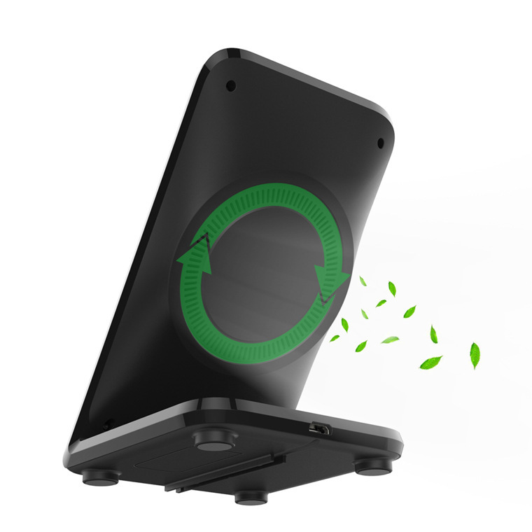 F18 Wireless Charger With Fan Wireless Charger Fast Vertical - Image 1